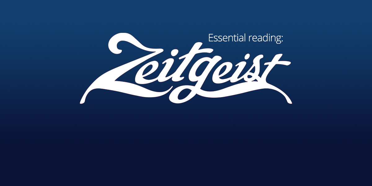 2020's Essential Reading: 'Zeitgeist'